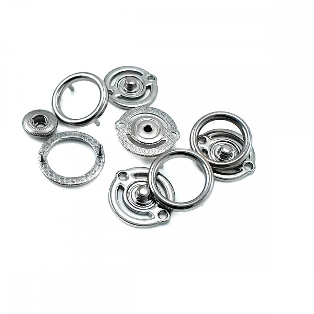 Snap Button 22 mm Ring Shaped Snap Button